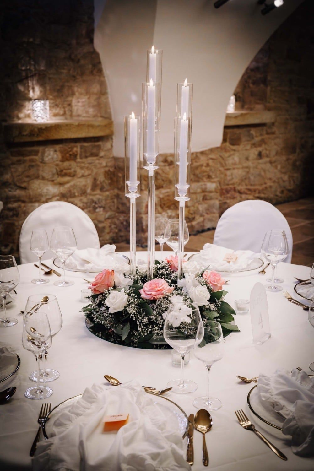 Kerzendekoration Hochzeitstafel – Zweisein Hochzeiten
